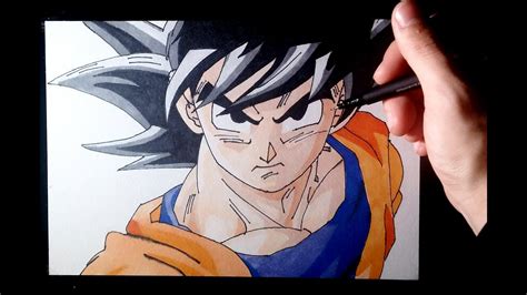 Dibujando A Goku Fase Normal Dragon Ball Z Drawing Goku Normal Mode