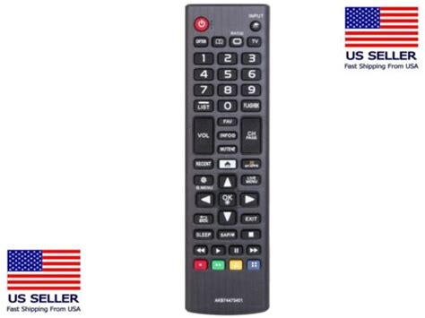 New Akb74475401 Replace Remote For Lg Tv 24lf4820 43uf6400 49uf6400