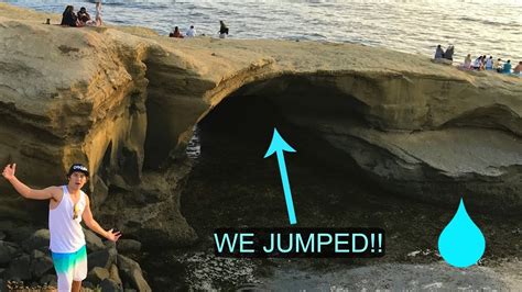 Cliff Jumping At Sunset Cliffs Youtube