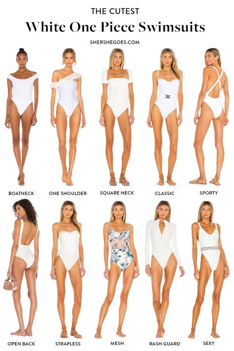 The Best White One Piece Swimsuits for Summer (2021)