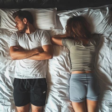 Premium Photo Man And Woman Laying In Bed Together