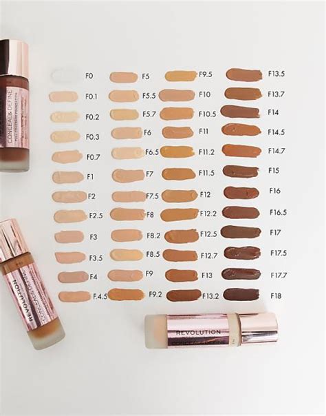 Makeup Revolution Foundation Swatches | Saubhaya Makeup