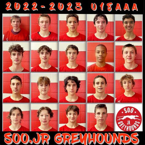 2022 2023 U18 U18 Aaa Soo Jr Greyhounds Roster Sault Major Hockey