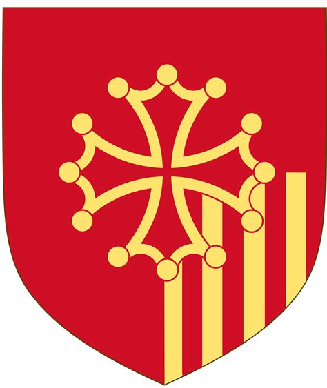 The Coat Of Arms Of Occitania Are Visually Very Satisfying Rheraldry