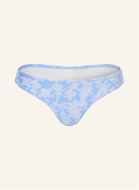 Heidi Klein Basic Bikini Hose PLAYA PARAISO In Blau Weiss