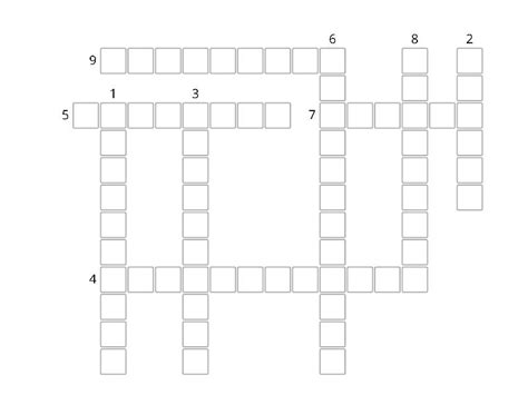 Crucigrama De Los Sistemas Del Cuerpo Humano Crossword