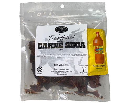 Traditional Carne Seca Style Beef Jerky Clint And Sons