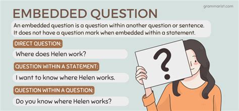 Embedded Questions Definition Examples