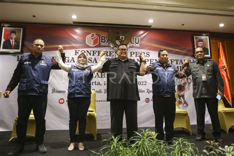 HASIL PENGAWASAN PENDAFTARAN PARPOL CALON PESERTA PEMILU 2024 ANTARA Foto