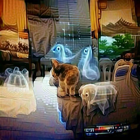 cats can see ghosts | Scrolller