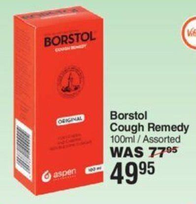 Borstol Cough Remedy Ml Assorted Offer At Dis Chem