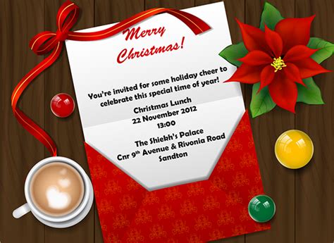 FREE 18+ Lunch Invitation Templates in PSD | EPS | MS Word | Apple ...