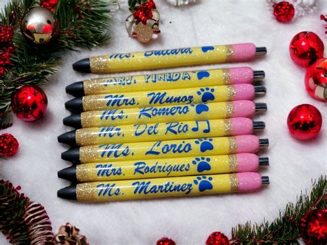 Personalized Pencil Pens for Teacher Gifts, Teacher Appreciation - Etsy