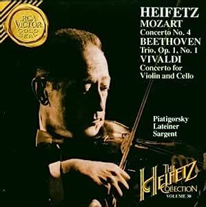 The Heifetz Collection Vol Mozart Concerto No Beethoven