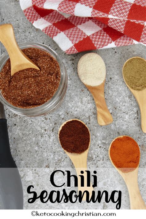 Homemade Chili Seasoning Keto Cooking Christian