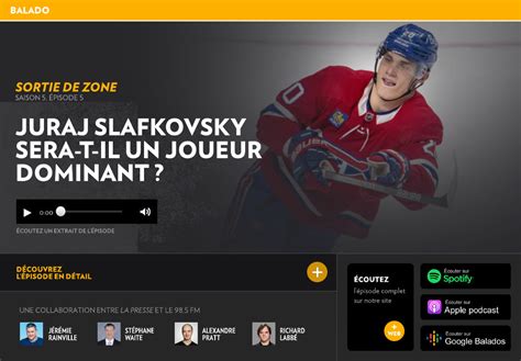 Juraj Slafkovsky Sera T Il Un Joueur Dominant La Presse