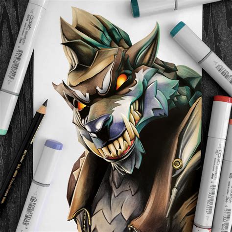 Copic Markers Drawing