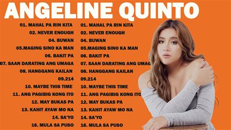 Angeline Quinto Non Stop Playlist Complete Songs Youtube