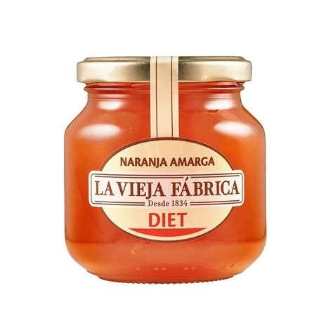 Pack 8 uds La Vieja Fábrica Mermelada De Naranja Amarga Diet 280 gr