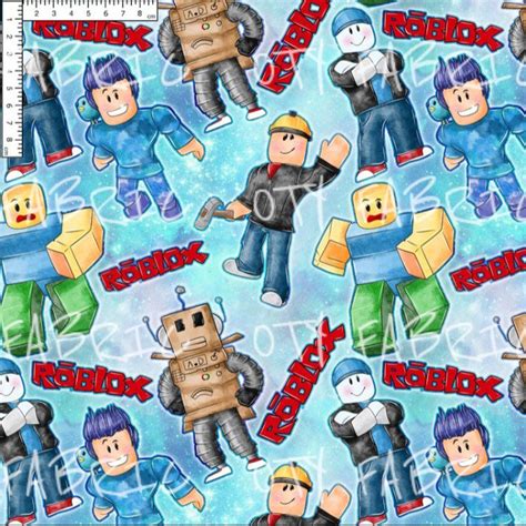 Watercolour Roblox Oty Custom Printed Fabric Solids And Notions