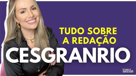 Redação CESGRANRIO YouTube