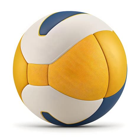 Premium AI Image Volleyball Ball Isolated On White Background