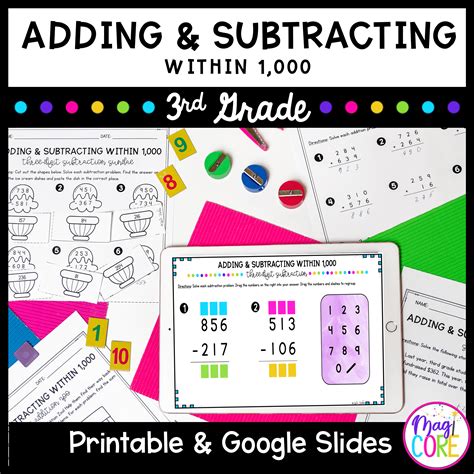 Adding Subtracting Within Rd Grade Math Magicore