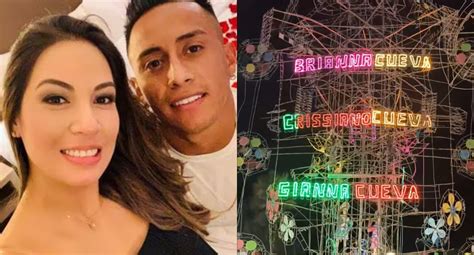 Christian Cueva Dona Enorme Castillo Con Los Nombres De Sus Hijos En