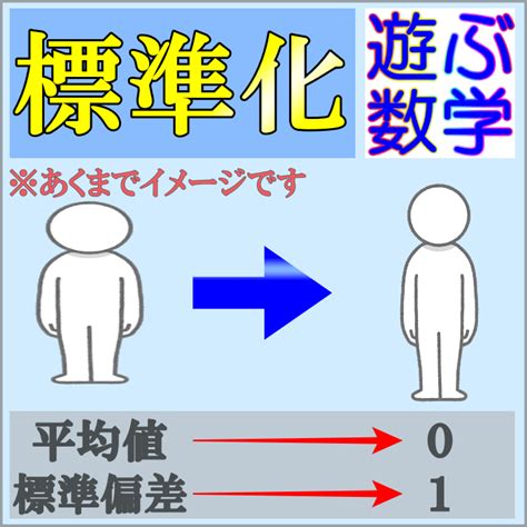 標準化（変量の変換）とは？【仮平均についてもわかりやすく解説します】 遊ぶ数学