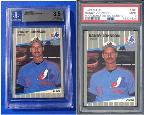 A Breakdown Of The Major Randy Johnson Fleer Variations And Errors