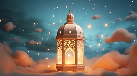 Fundo Conceito De Celebração Islâmica Ramadan Kareem E Eid Al Fitr Adha