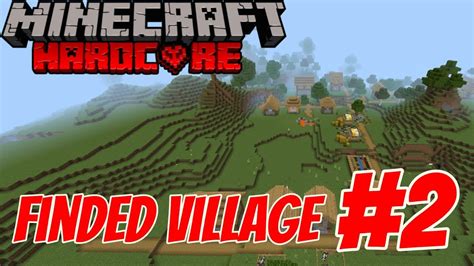 Finally I Finded Village In My Hardcore World So Hard 😮‍💨😮‍💨minecraft