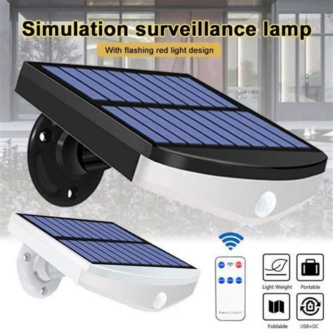 Lampe solaire exterieur 28 led de éclairage IP65 étanche avec