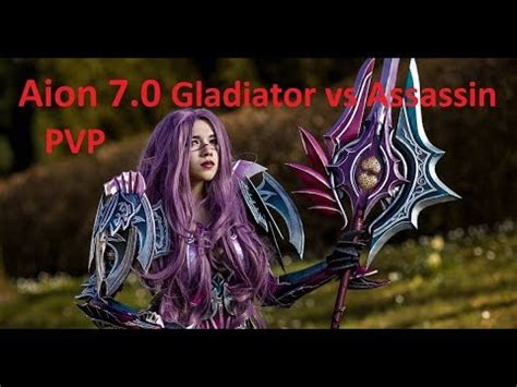 Aion 7 0 KR Dykim Gladiator 80 Lvl Vs Assassin Duels PVP YouTube