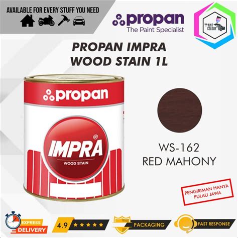 Jual Impra Wood Stain Ws B Red Mahony Liter Di Lapak Paint