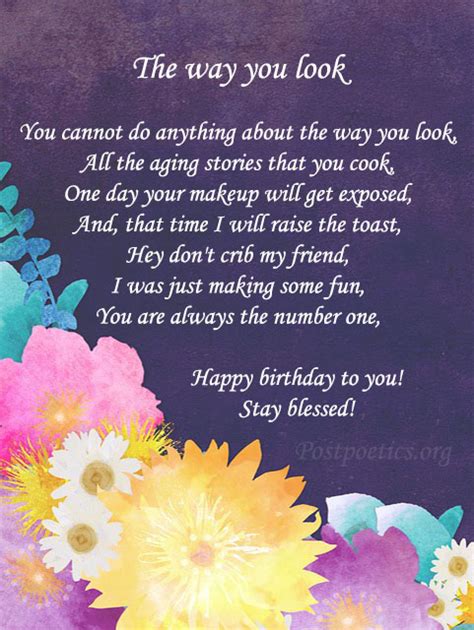 Happy Birthday Poems For A Friend