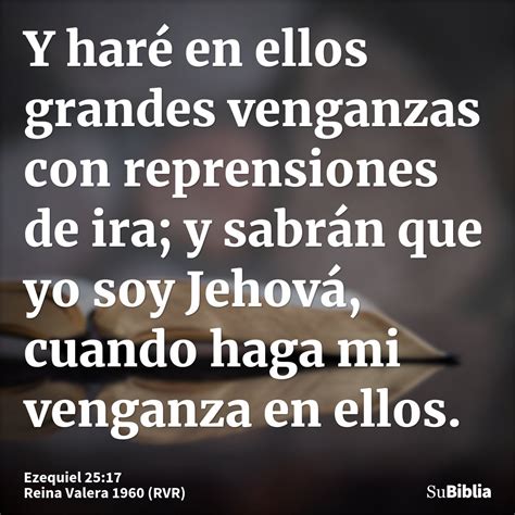 Ezequiel 25 17 Biblia