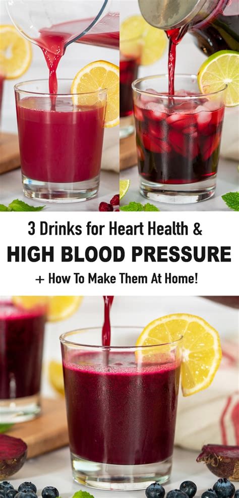 3 Drink Recipes To Reduce High Blood Pressure And Support Heart Health