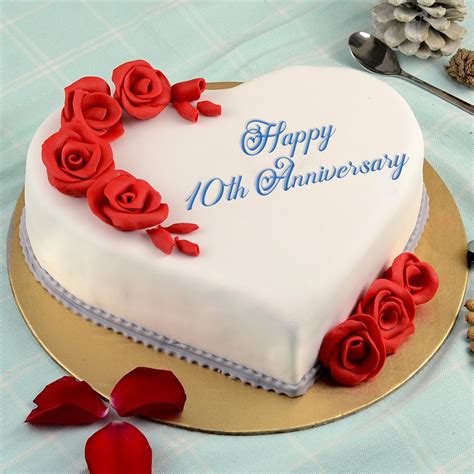 10th Anniversary Cake Ideas