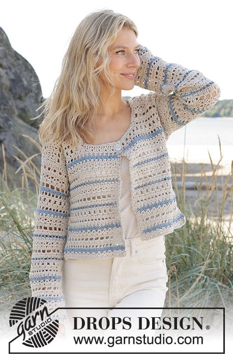 Jewels Tide Cardigan Drops 239 21 Kostenlose Häkelanleitungen Von