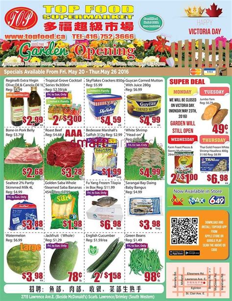 Top Food Supermarket Scarborough Flyer May 20 To 26