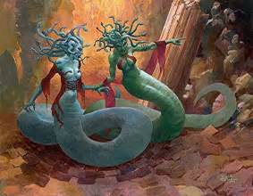 The Gorgon Sisters Stheno And Euryale The Immortals Fantasy Art