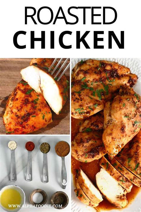 Oven Baked Chicken Breast - Alphafoodie
