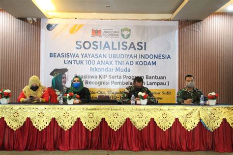 UUI SUKSES MENYELENGGARAKAN SOSIALISASI BEASISWA YAYASAN UBUDIYAH