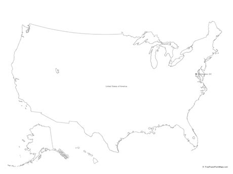 Usa Map Outline