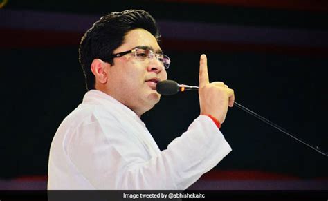 Wont Be Cowed Down By Cbi Notice To Wife Trinamools Abhishek Banerjee