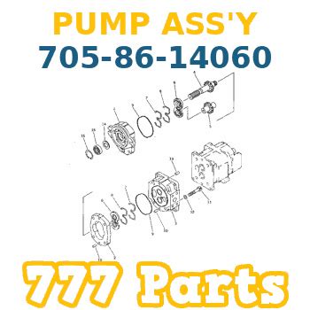 Komatsu PUMP ASS Y