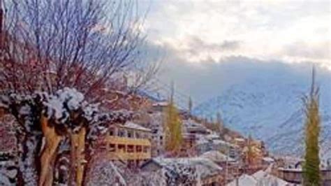 Keylong records heaviest snowfall for November in 11 years - Hindustan Times