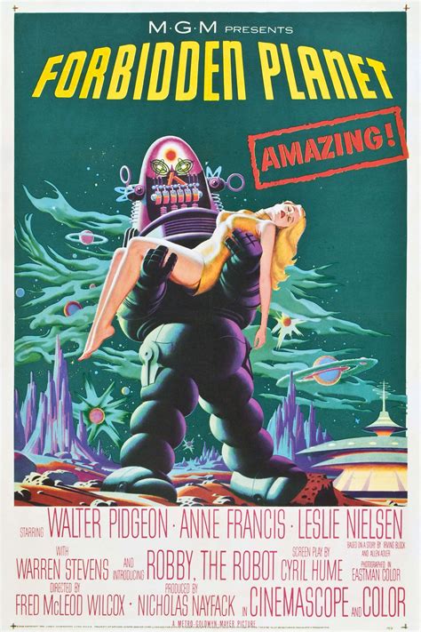 Forbidden Planet 1956 Posters — The Movie Database Tmdb