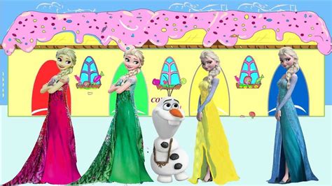 Elsa Learn Colors English For Children Youtube